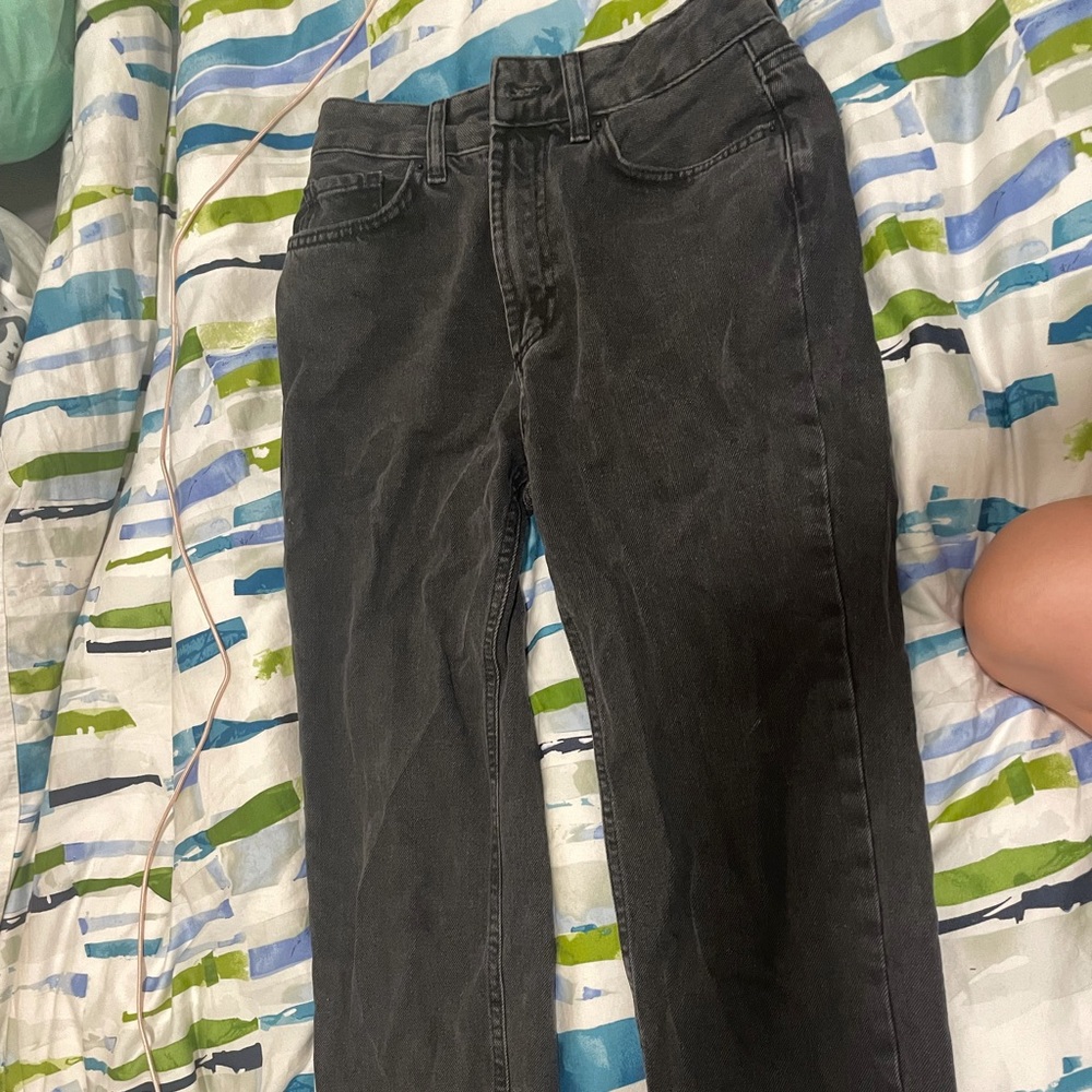 BDG Urban Outfitters black high rise mom jeans